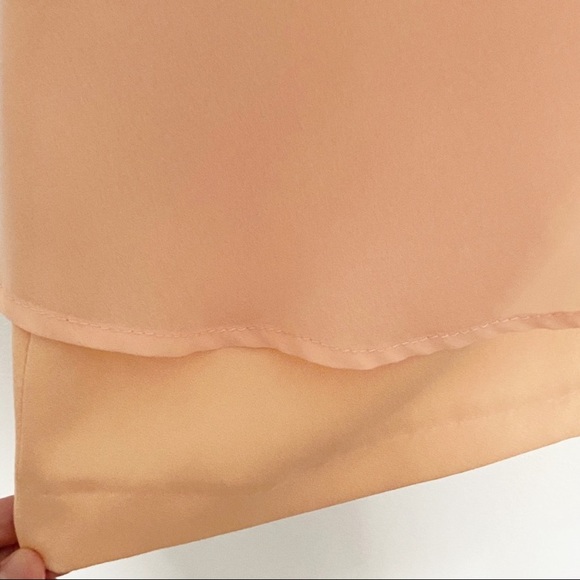 VINTAGE Heart Pocket Sleeveless Dress Blush Pink Size S - Picture 4 of 7